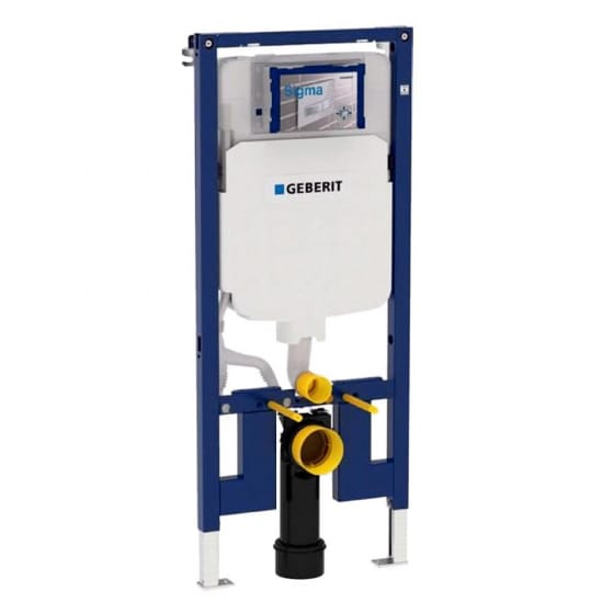 Image of Geberit Duofix Wall Hung Toilet Frame 1.14m With 8cm Sigma Cistern