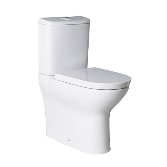 Image of Roca Colina Comfort Height Close Coupled Toilet With Soft Close Seat