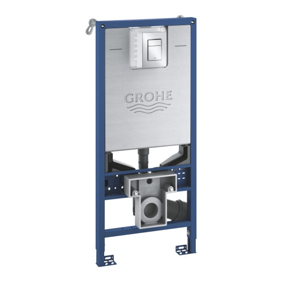 Image of Grohe Rapid SLX 3 In 1 Wall Hung Toilet Frame Pack With Flush Plate