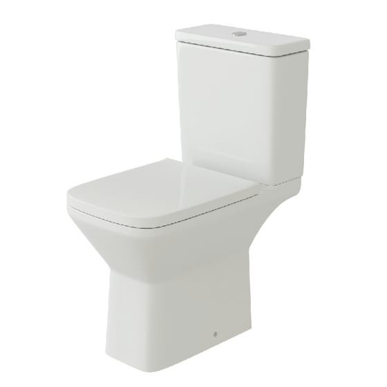 Image of Tailored Bathrooms Plumb Essentials Square Rimless Close Coupled Toilet