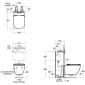 Image of Ideal Standard Tesi Wall Hung Toilet