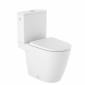 Image of Roca Ona: Rimless Close Coupled Toilet With Dual Outlet