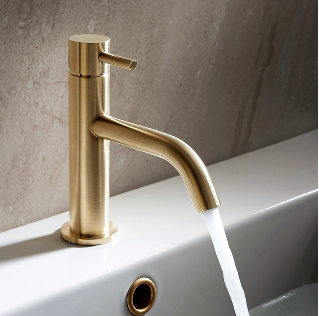 Crosswater MPRO Brushed Brass Monobloc Basin Tap