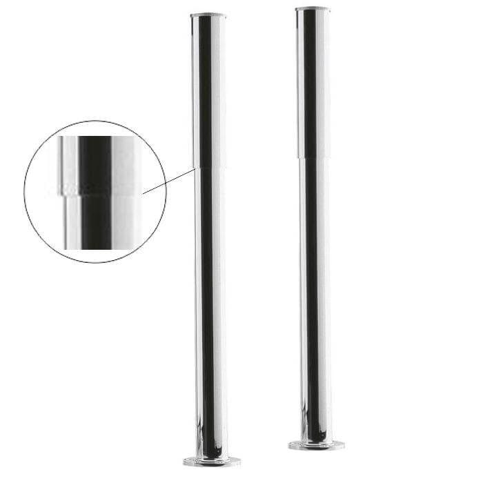 BC Designs Victrion Traditional Bath Legs with Adjustable Shrouds