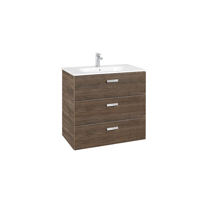 Roca Victoria Basic Wall Hung Vanity Unit & Basin Bathroom