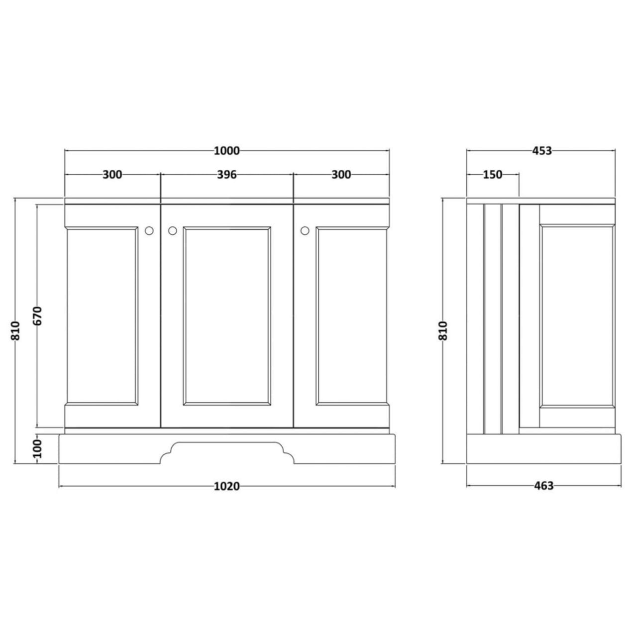 BAYF163 BAYC252 Bayswater Curved Basin Bathroom
