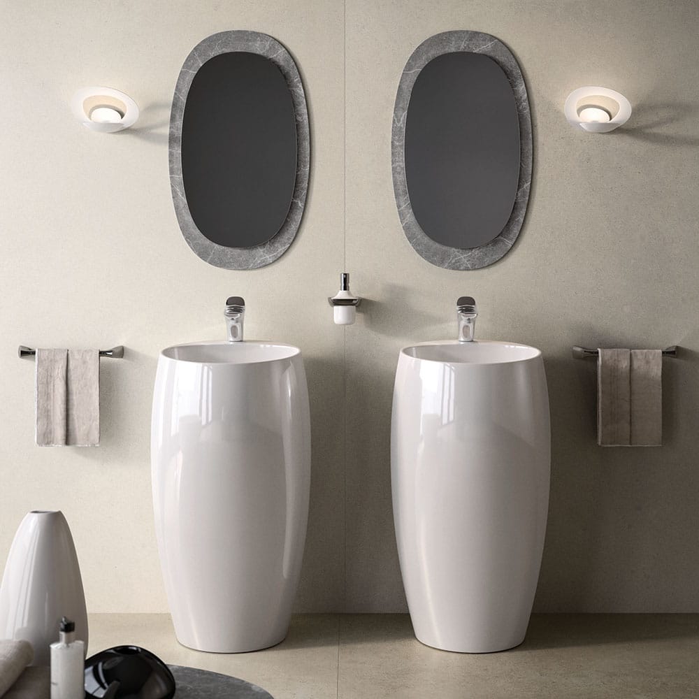 CLOFS5001AWHA RAK Cloud Freestanding Basin Bathroom