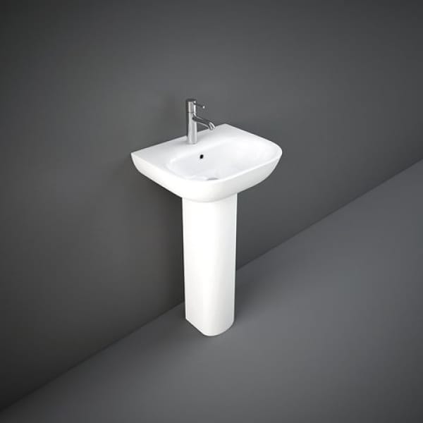 TON45BAS1 TON/HI-PEDS - RAK Tonique Wall Hung Basin : Bathroom Planet