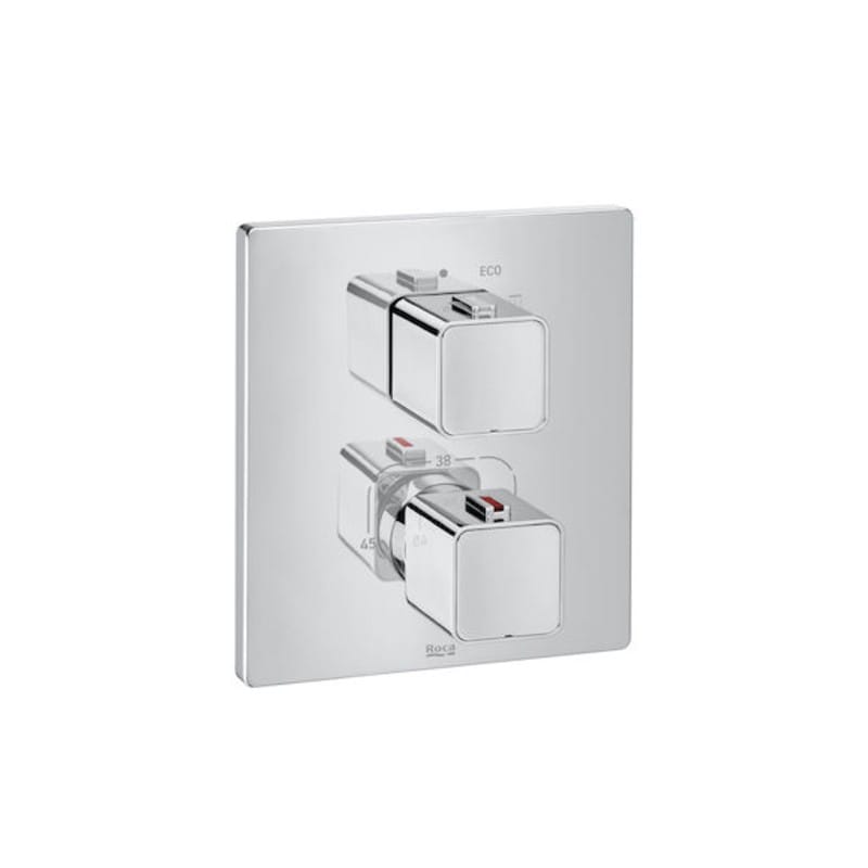 Stop Valve Roca Square 5A2C1AC00 - Roca T-1000 Square Thermostatic Bath Shower Valve ...