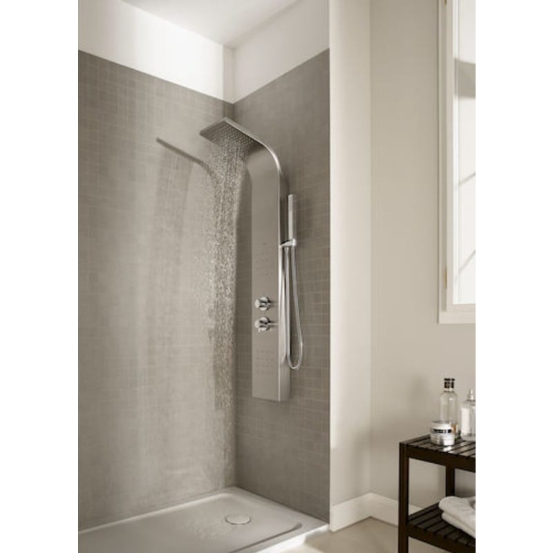Roca Essential 2.0 Thermostatic Shower Column Bathroom