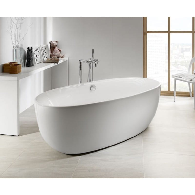 248313000 Roca Virginia Freestanding OnePiece Acrylic Freestanding