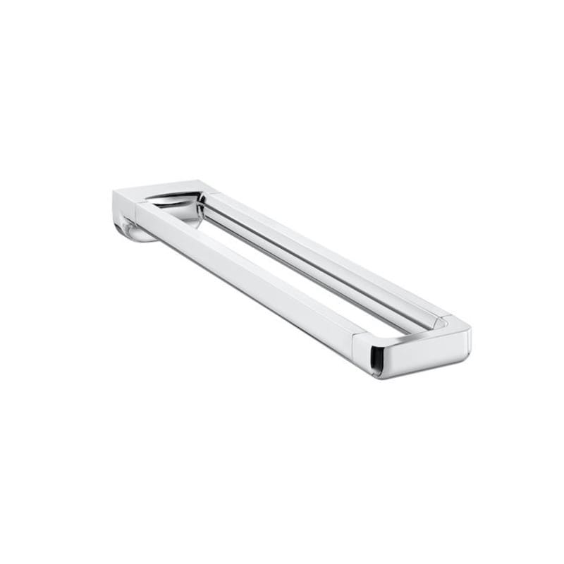 Roca Tempo Wall Mounted Double Towel Rail Bathroom Planet