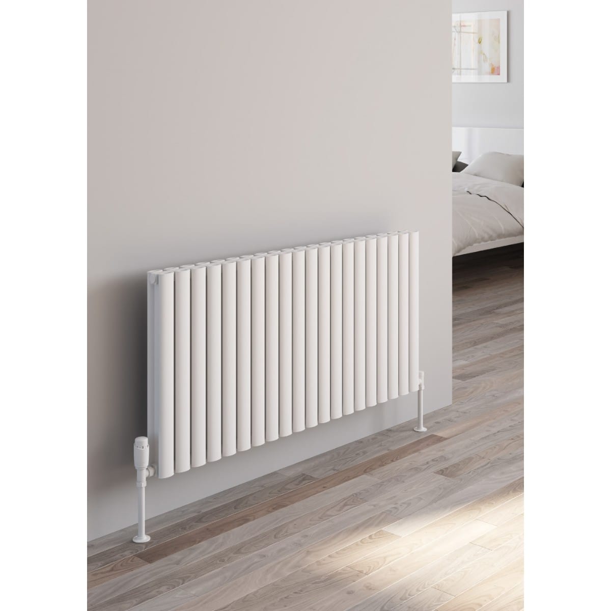 A-NVL06140SP Reina Neval Horizontal Aluminium Radiator
