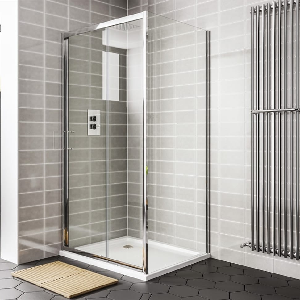 Essential Spring Sliding Door : Bathroom Planet