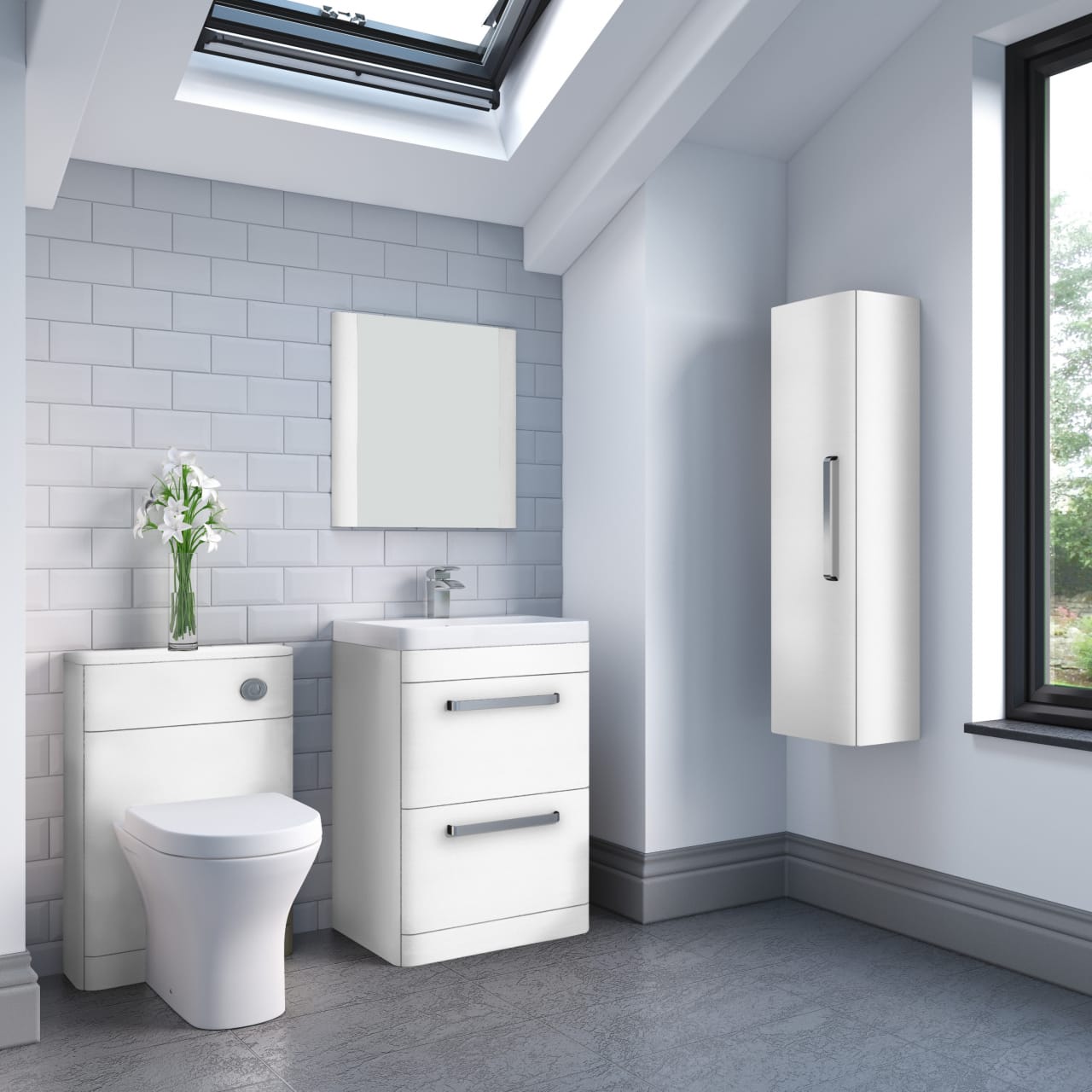 Essential Vermont Wall Unit : Bathroom Planet