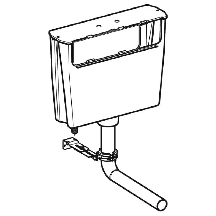 109.721.00.2 Geberit Low Height Concealed Cistern Bathroom