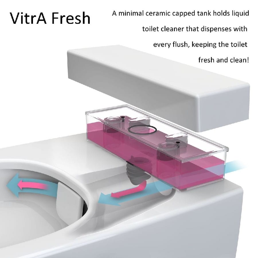 7672B003-1686 122-001R009 - VitrA M-Line Wall Hung Toilet 