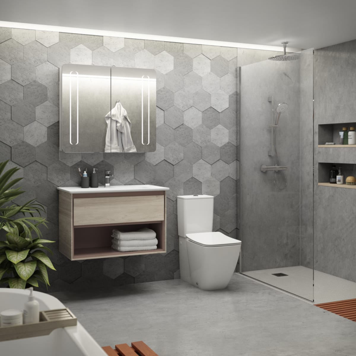 Ideal standard shop mirror cabinet