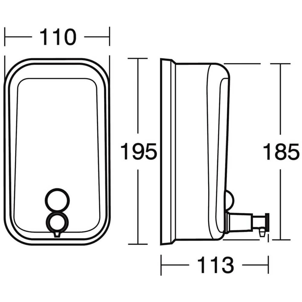A9103MY Ideal Standard IOM Soap Dispenser Bathroom