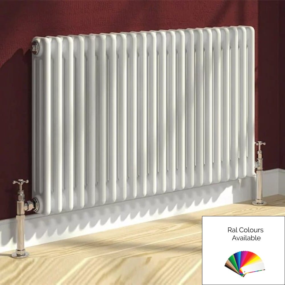 Column Radiators Ral 3/C622-RAL - Reina Colona Horizontal Steel Column Radiator : Bathroom ...
