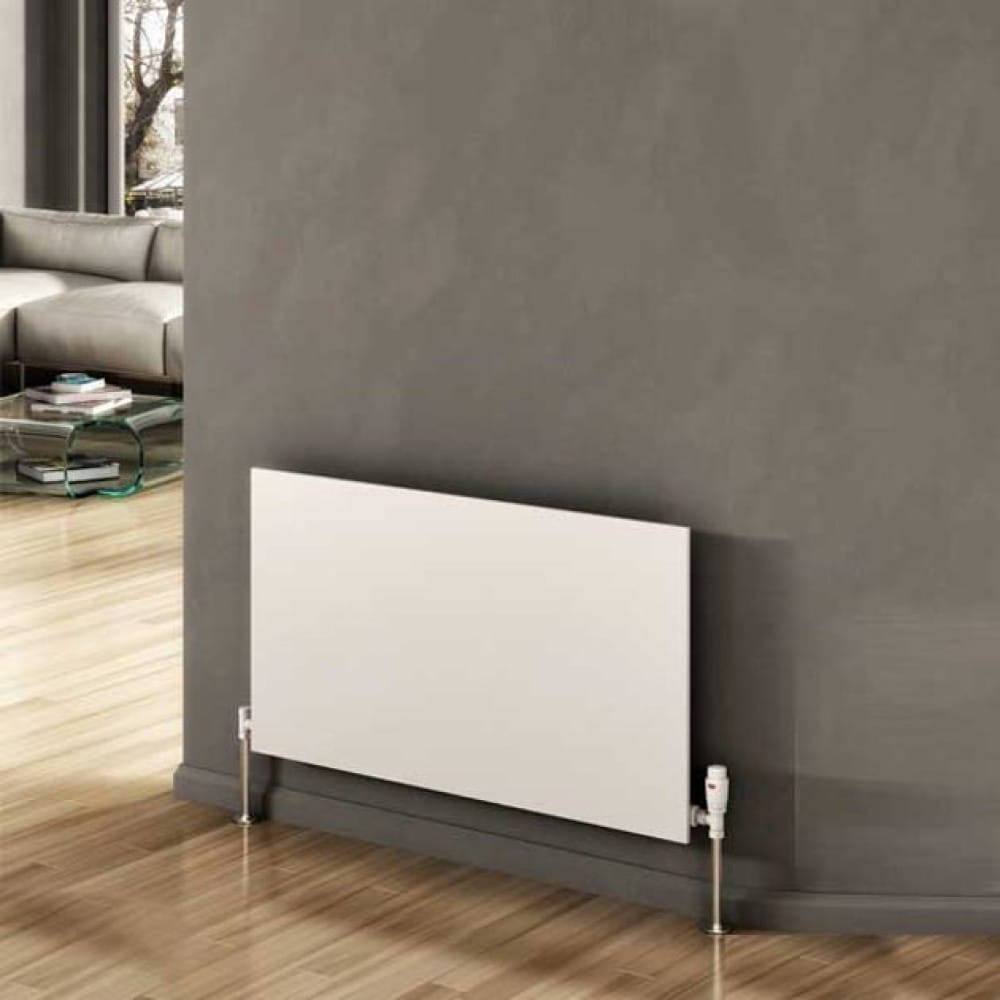 Reina Slimline Horizontal Steel Radiator Bathroom