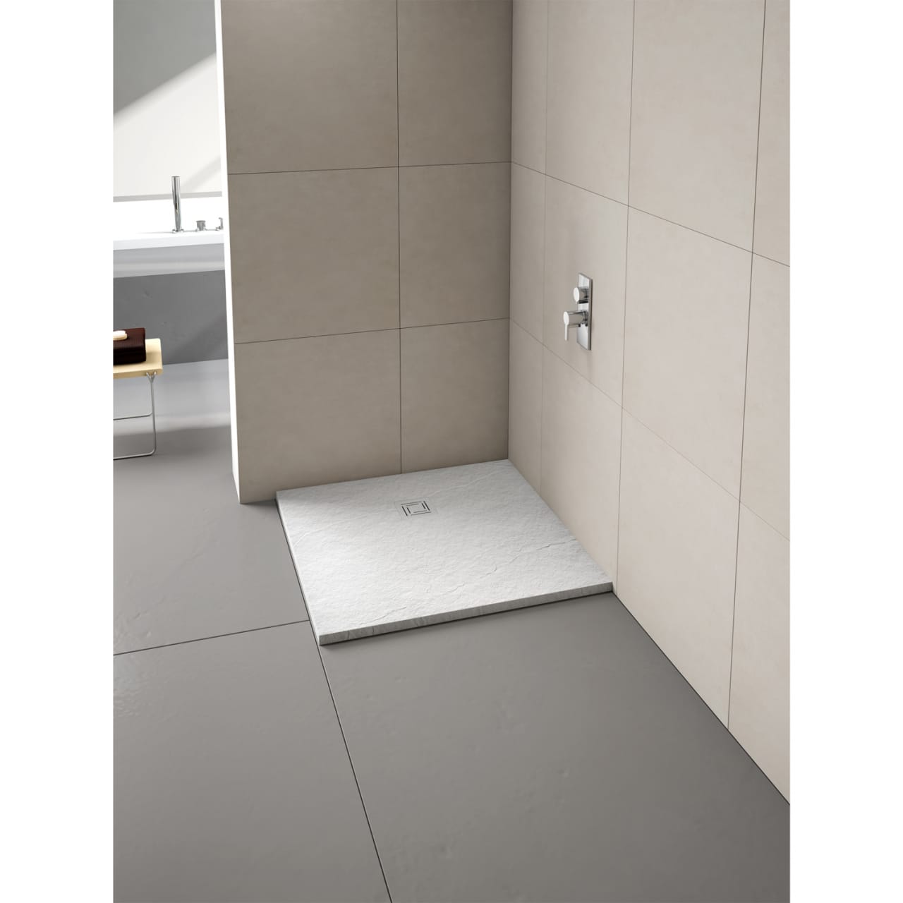 Merlyn Truestone Square Shower Tray Bathroom