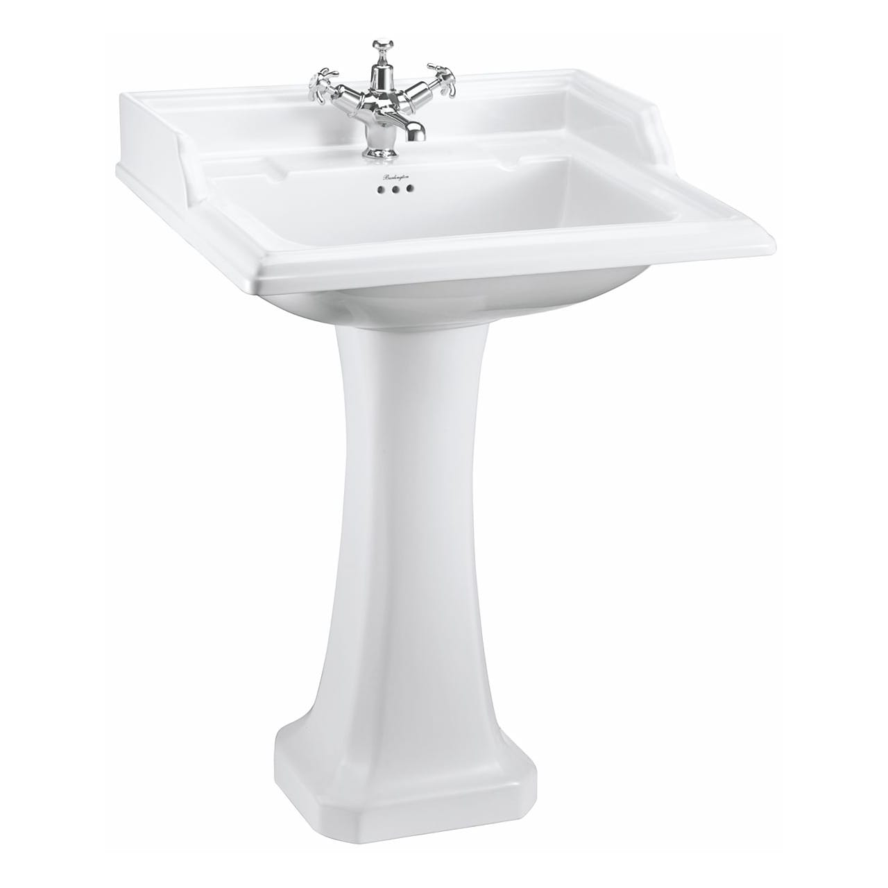 Burlington Medici Classic Rectangular Basin 65cm 3th B15 3TH M