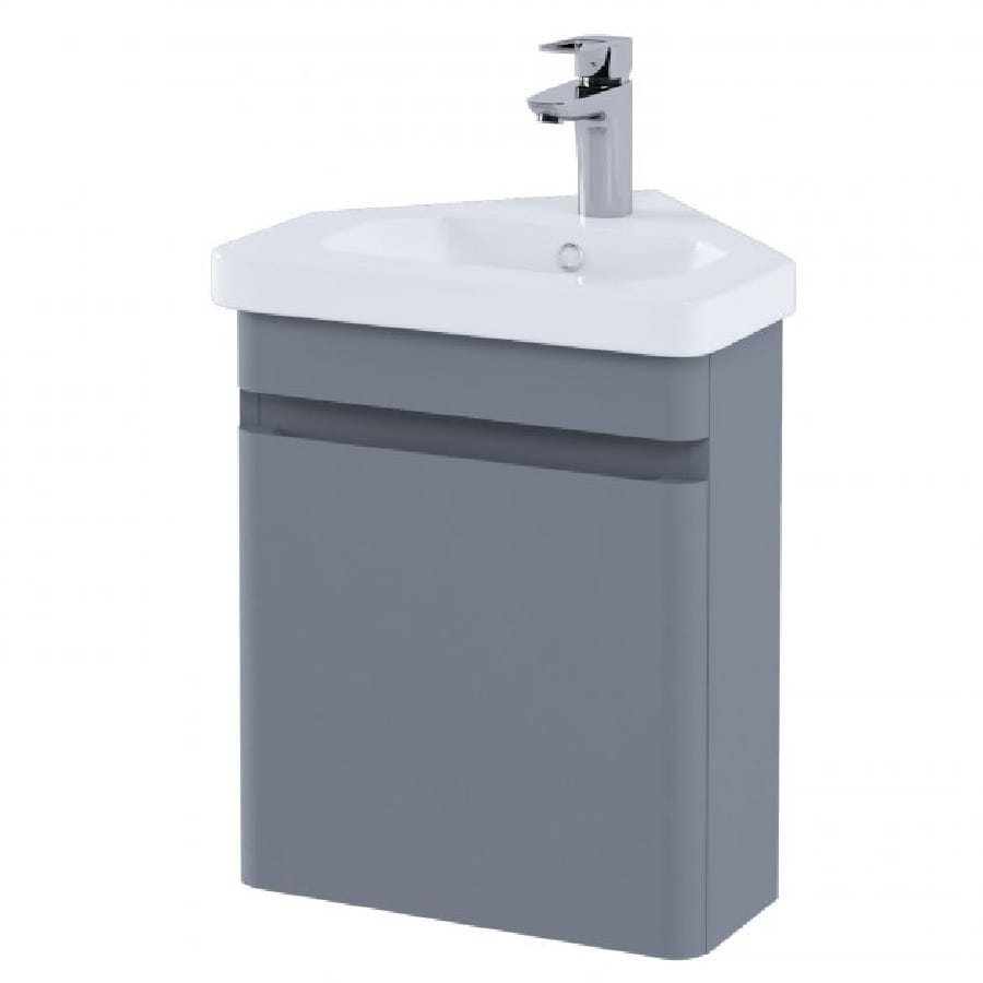 Corner cloakroom sales vanity unit