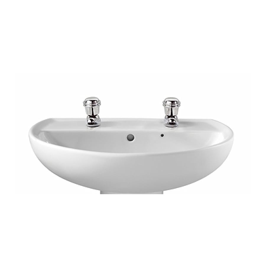 AR4212WH Twyford Alcona Round Washbasins Bathroom