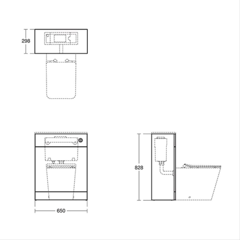 E2155PA - Ideal Standard Connect EQ Toilet Unit : Bathroom Planet