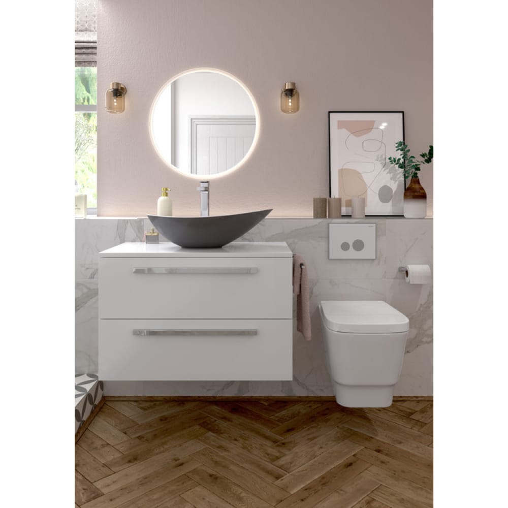 DIFT1828 DIFW0166 BTL Morina Wall Hung Worktop Vanity Unit Bathroom