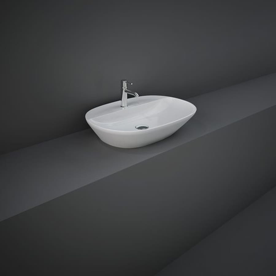 VARCT36001AWHA RAK Variant Elongated Oval Countertop Basin Bathroom