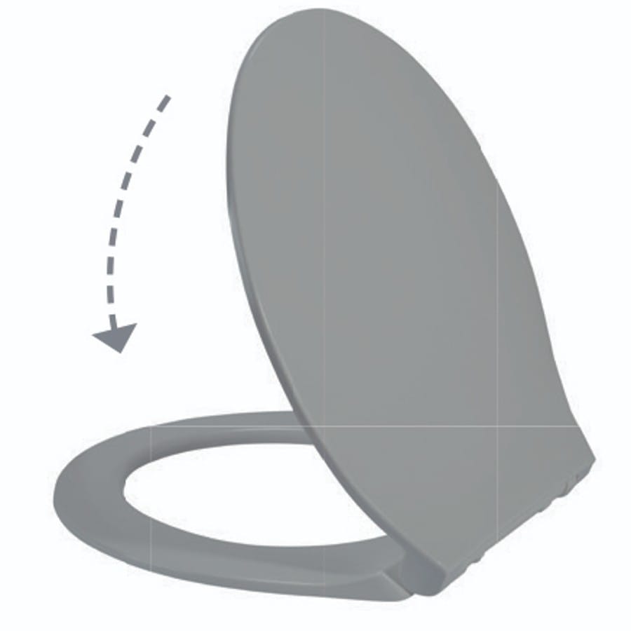 TIS6105 Tailored Bathrooms Omni Slim Soft Close Toilet Seat