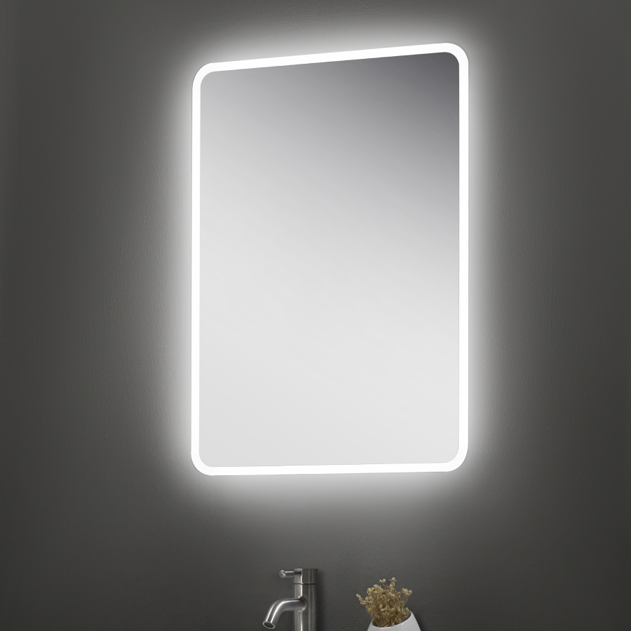 Slimline led bathroom deals mirror