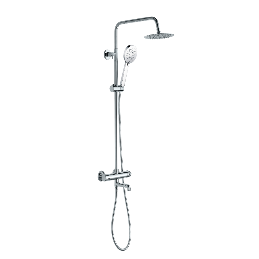 Tailored Bathrooms Plumb Essentials Thermostatic Shower Kit with Bath