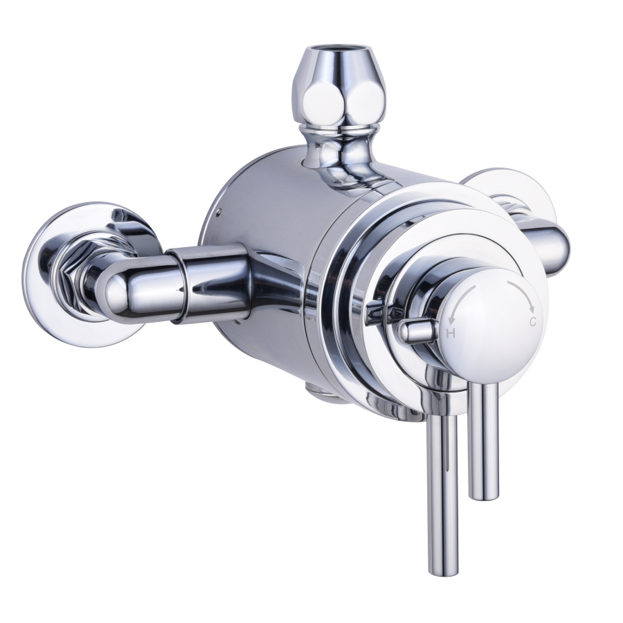 TIS0020 Tailored Bathrooms Conwy Round Concentric Thermostatic