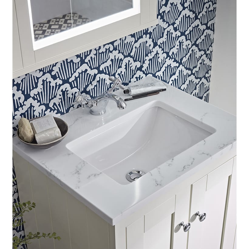 LANUSW6.CA Tavistock Lansdown Marble Worktop & Upstand Bathroom