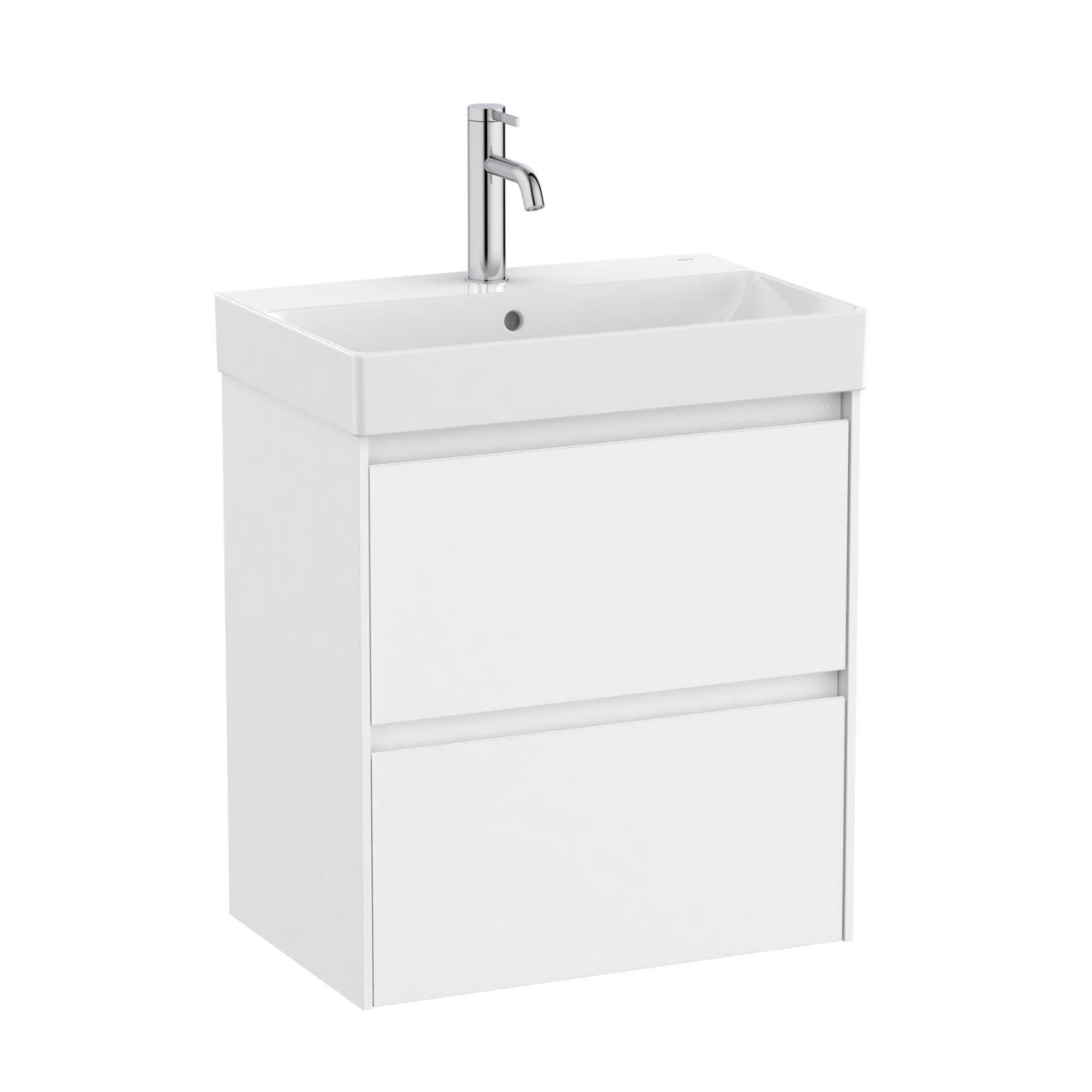 A851683509 Roca Ona Unik Compact Bathroom Vanity Unit with 2 Drawers