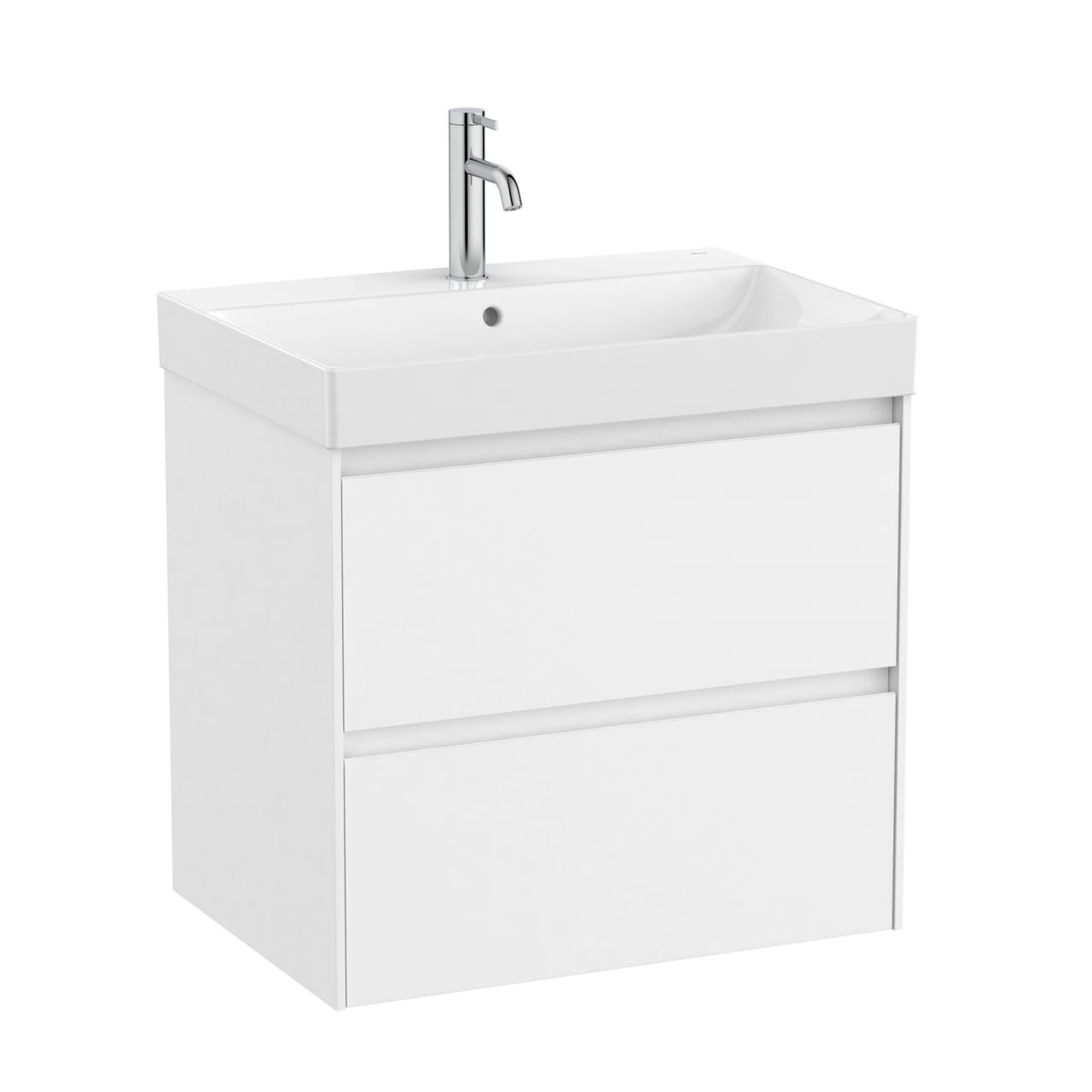 Roca Ona Unik WallHung Bathroom Vanity Unit with 2 Drawers and Basin