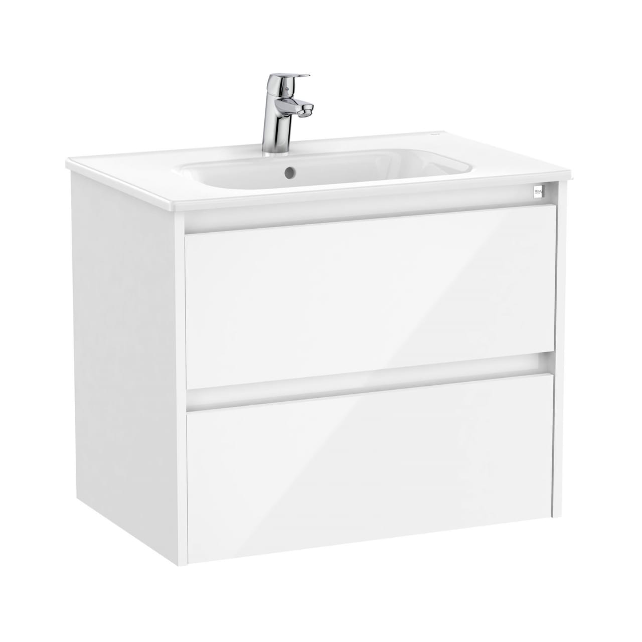 Roca Unik Wallhung Vanity Unit with Two Drawers and Basin