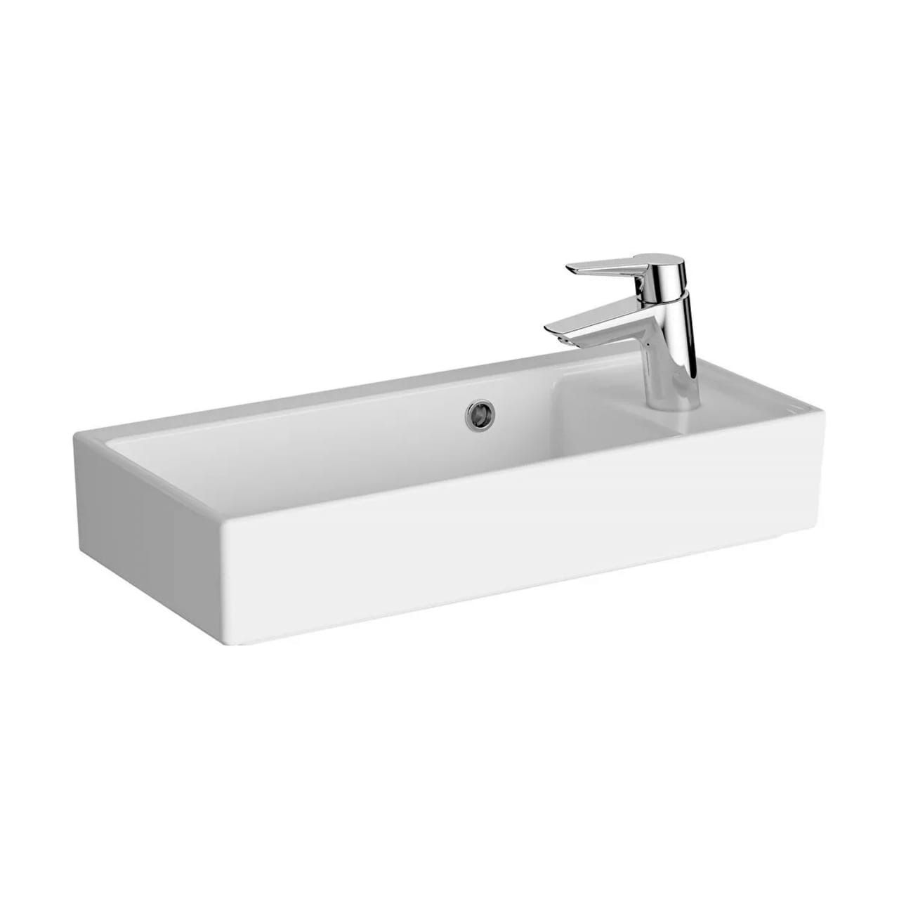 VitrA ArchiPlan Compact Rectangular Basin (600mm) : Bathroom Planet