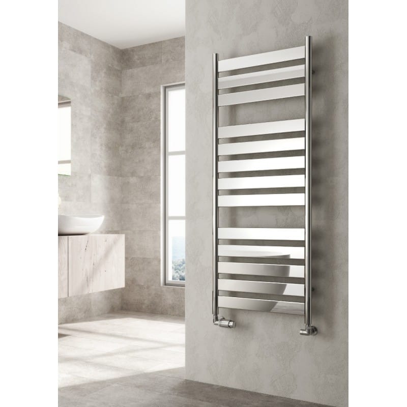 The Reina Carpi Steel Heated Towel Rail is available in 7 different