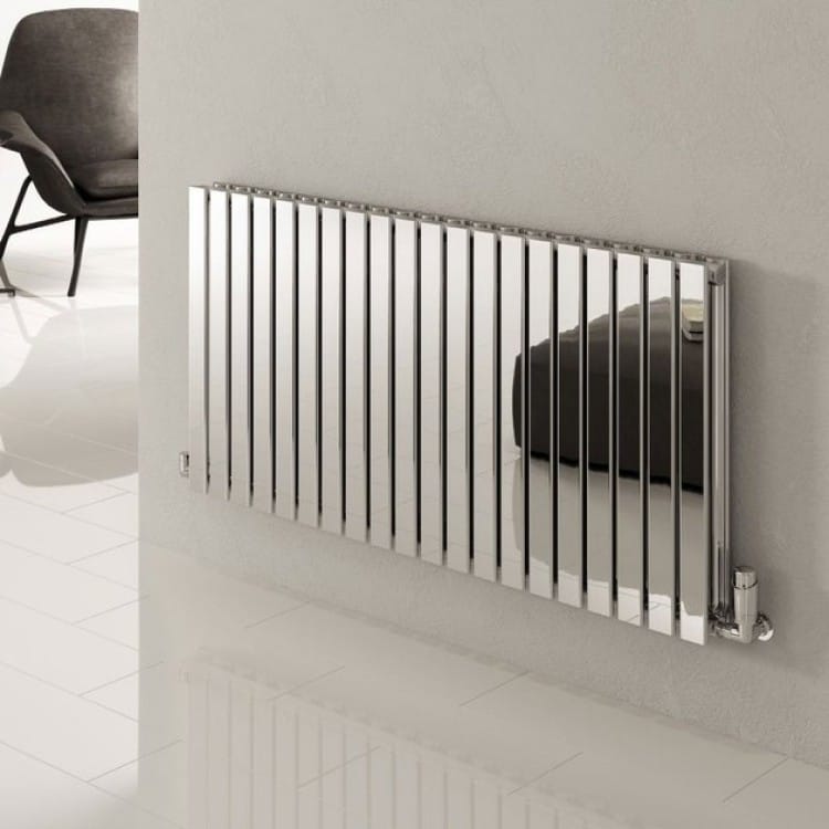 Reina Flox Horizontal Stainless Steel Radiator Bathroom
