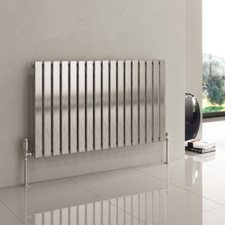 Reina Flox Horizontal Stainless Steel Radiator Bathroom