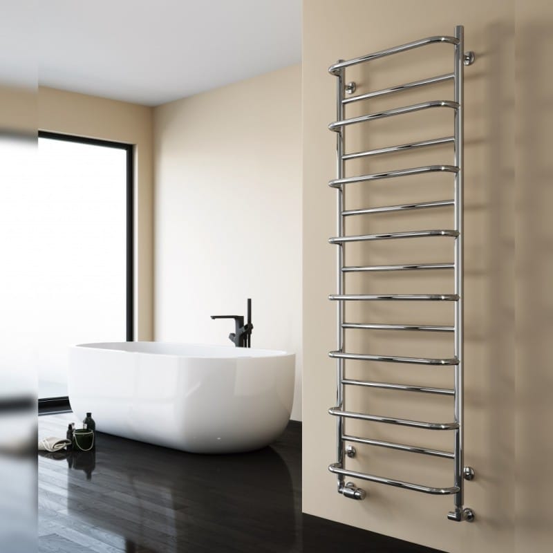 Reina Belbo Stainless Steel Modern Heated Towel Rail Bathroom Planet