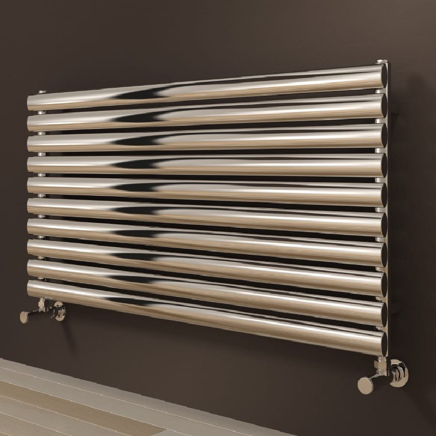 Reina Artena Horizontal Stainless Steel Modern Radiator : Bathroom Planet