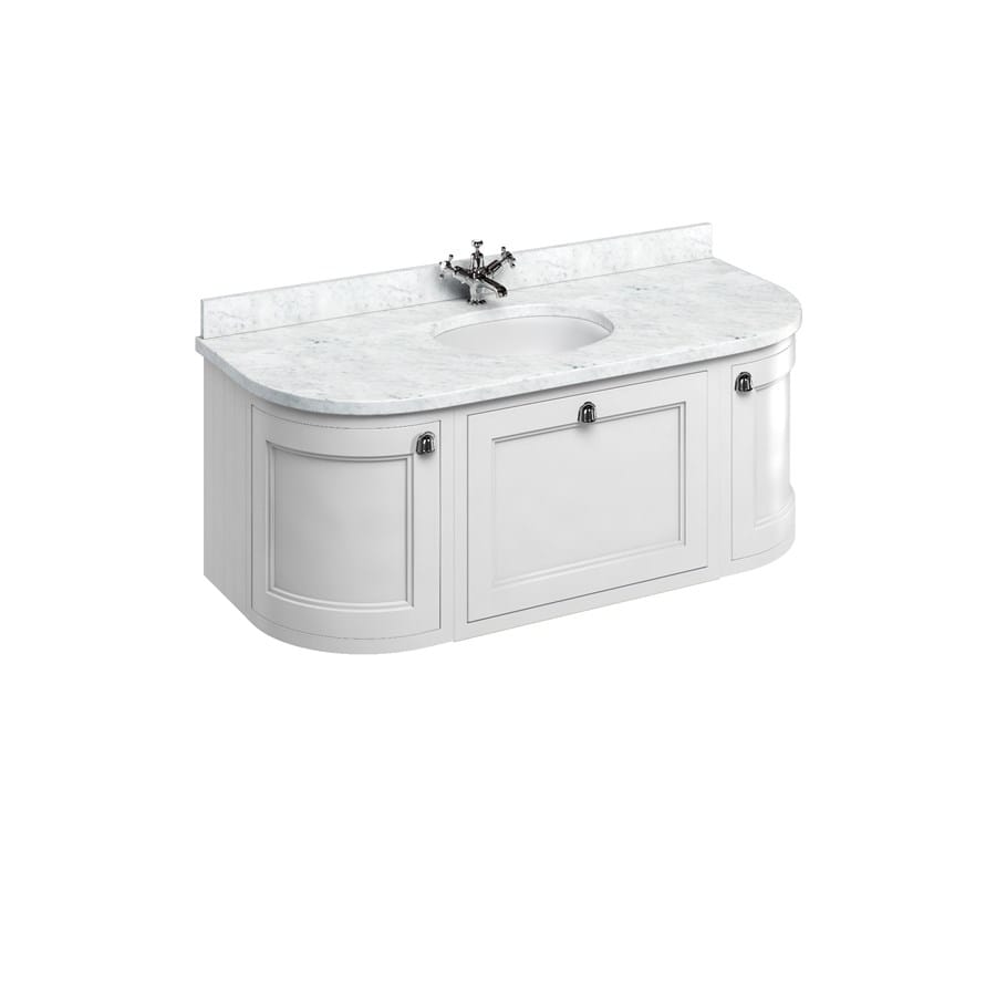Fw4w Bc13 Burlington Wall Hung Curved Vanity Unit With Minerva Worktop And Basin Bathroom Planet Save floor space with our wall hung vanity units, the perfect solution for small bathroom spaces or contemporary looks. bathroom planet