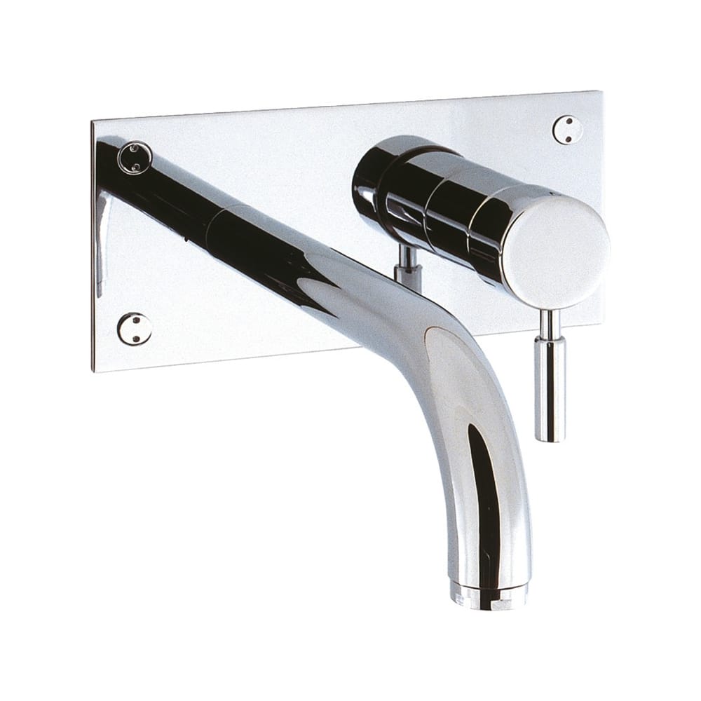 DE121WNC Crosswater Design Wall Mounted 2 Hole Basin Tap Set