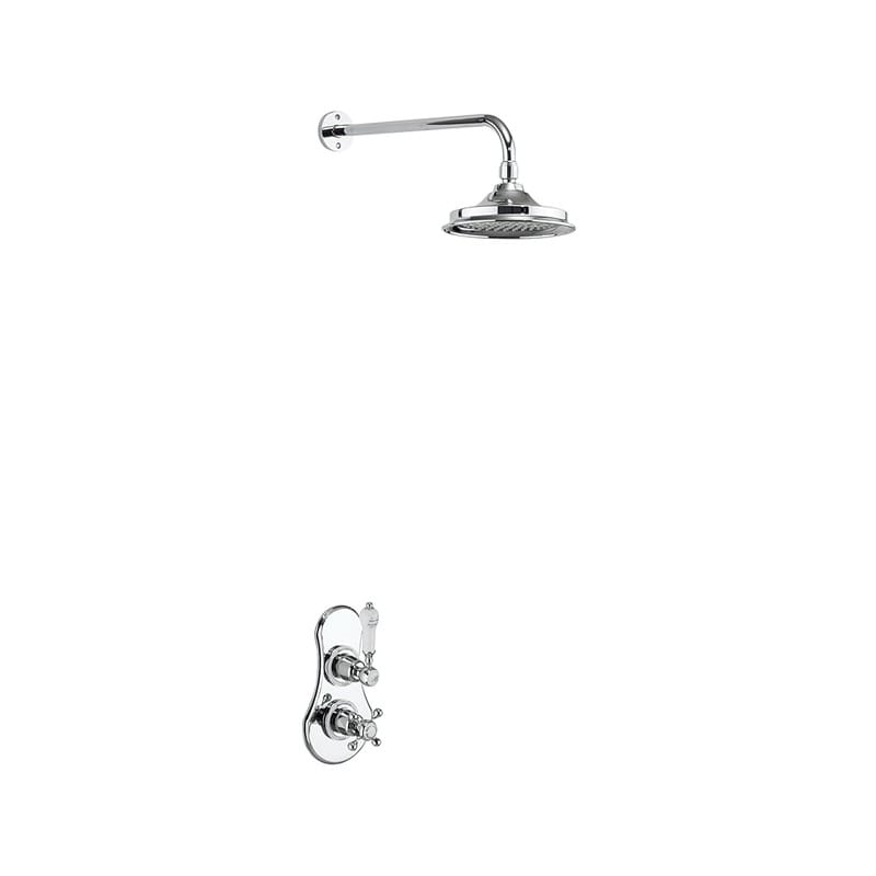 Burlington Severn Single Outlet Thermostatic Shower Valve With Shower