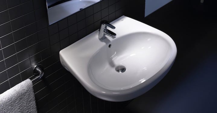 A Roca Laura wall hung basin